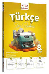 İntro Yayınları 8.Sınıf Türkçe Soru Bankası - İntro Yayınları