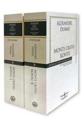 Monte Cristo Kontu 2 Kitap Takım (Ciltsiz) Alexandre Dumas İş Bankası Kültür Yayınları - 1