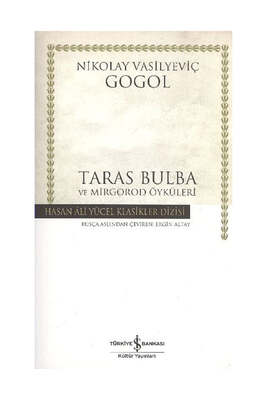 İş Bankası Kültür Yayınları Taras Bulba Hasan Ali Yücel Klasikleri - 1