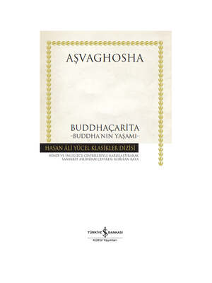 İş Bankası Kültür Yayınları Buddhaçarita Buddhanın Yaşamı Ciltli Aşvaghosha - 1