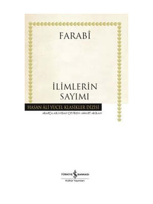 İş Bankası Kültür Yayınları İlimlerin Sayımı-Hasan Ali Yücel Klasikler - 1