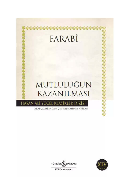 İş Bankası Kültür Yayınları Mutluluğun Kazanılması - 1