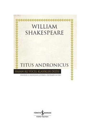 İş Bankası Kültür Yayınları Titus Andronicus - 1