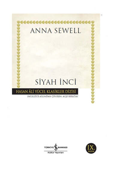 İş Bankası Kültür Yayınları Siyah İnci - 1