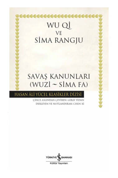 İş Bankası Kültür Yayınları Savaş Kanunları - 1
