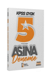 İsem Yayınları 2024 KPSS Genel Yetenek Genel Kültür Aşina 5 Deneme Çözümlü - İsem Yayıncılık