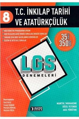 ​İşleyen Zeka Yayınları 8. Sınıf LGS T.C. İnkılap Tarihi ve Atatürkçülük Denemeleri - 1