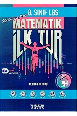 İşleyen Zeka Yayınları 8. Sınıf LGS Matematik Yeni Nesil İlk Tur Soru Bankası - 1