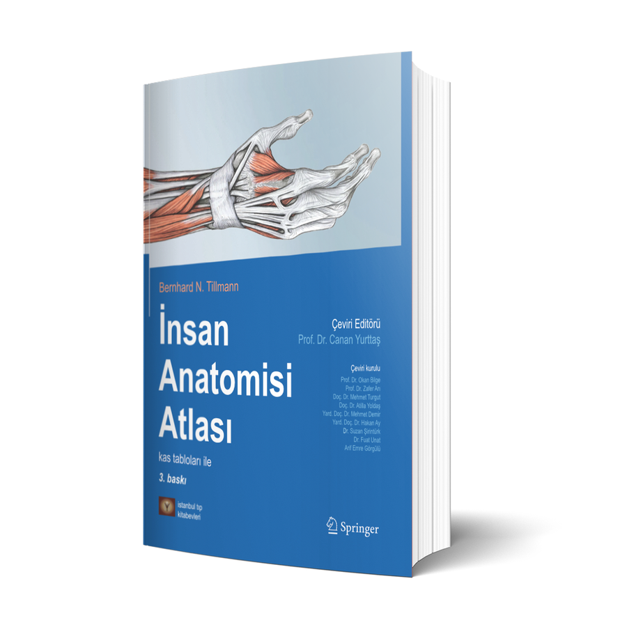 İstanbul Tıp Kitabevleri İnsan Anatomisi Atlası Tillman