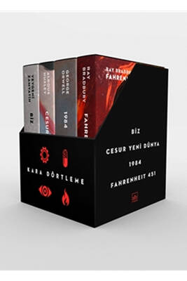 İthaki Yayınları Kara Dörtleme Kutu Set 4 Kitap Takım Ciltli - 1