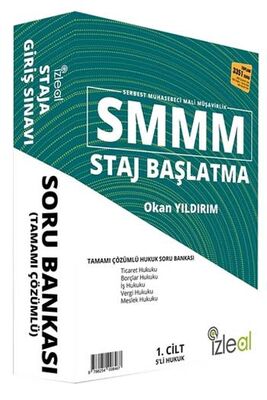 İzleal Yayınları SMMM Staj Başlatma Tamamı Çözümlü Hukuk Soru Bankası - 1