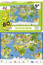 Joho Toys - Joho Toys Kocaman Dünya 80 Parça Puzzle