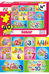 Joho Toys - Joho Toys Sayılar 40 Parça Puzzle