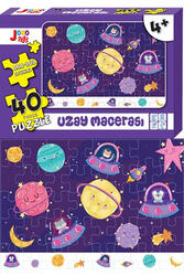 Joho Toys - Joho Toys Uzay Macerası 40 Parça Puzzle