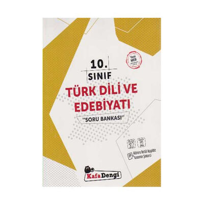 ​KafaDengi Yayınları 10. Sınıf Türk Dili ve Edebiyatı Soru Bankası - 1
