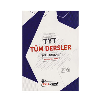 ​KafaDengi Yayınları TYT Tüm Dersler Eşit Ağırlık Sözel Soru Bankası - 1