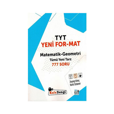 Kafa Dengi Yayınları TYT Matematik Geometri Yeni Format Soru Bankası - 1