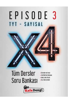 Kafa Dengi Yayınları TYT Sayısal X4 Tüm Dersler Soru Bankası Episode 3 - 1