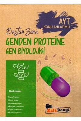 Kafa Dengi Yayınları AYT Genden Proteine Gen Biyolojisi Baştan Sona Konu Anlatımlı - 1