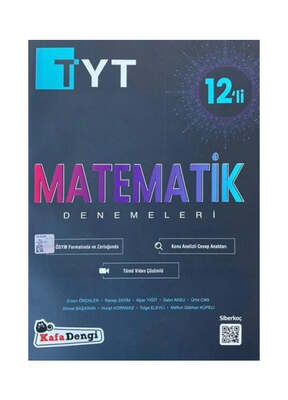 Kafadengi Yayınları TYT Matematik 12'li Branş Denemesi - 1