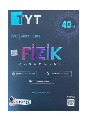 Kafa Dengi Yayınları TYT Fizik 40 lı Branş Denemesi - 1