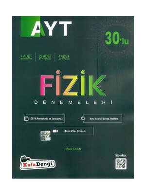 Kafadengi Yayınları YKS AYT Fizik 30 lu Deneme - 1