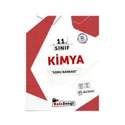 Kafa Dengi Yayınları - Kafadengi Yayınları 11. Sınıf Kimya Soru Bankası