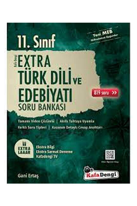 Kafadengi Yayınları 11. Sınıf Türk Dili ve Edebiyatı Extra Soru Bankası