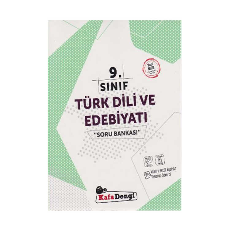 ​KafaDengi Yayınları 9. Sınıf Türk Dili ve Edebiyatı Soru Bankası