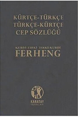 Karatay Yayınları Kürtçe-Türkçe Cep Sözlük - 1