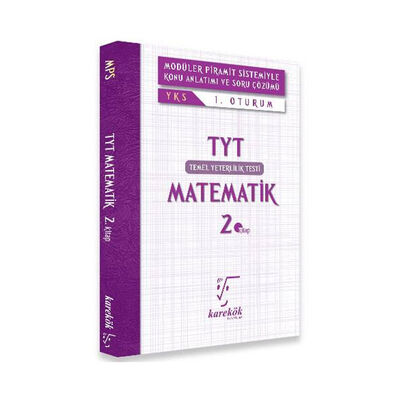 Karekök Yayınları YKS TYT 1.Oturum Matematik 2.Kitap Konu Anlatımlı - 1