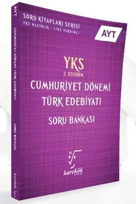 Karekök Yayınları YKS 2. Oturum AYT Cumhuriyet Dönemi Türk Edebiyatı Soru Bankası - 1