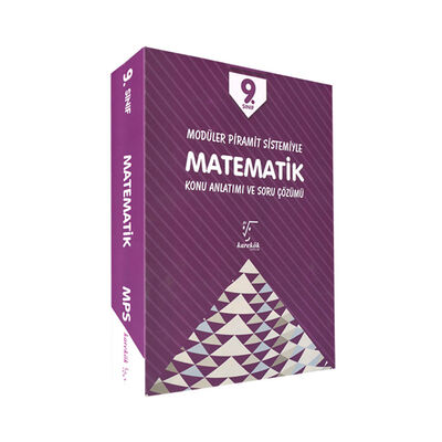 Karekök Yayınları 9.Sınıf Matematik Konu Anlatımı Ve Soru Çözümü - 1