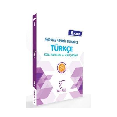 ​Karekök Yayınları 6. Sınıf Türkçe Konu Anlatımı ve Soru Çözümü - 1