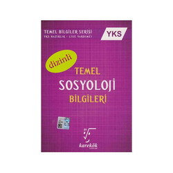 Karekök Yayınları - ​Karekök Yayınları YKS Dizinli Temel Sosyoloji Bilgileri