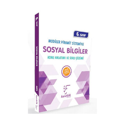 ​Karekök Yayınları 6. Sınıf Sosyal Bilgiler Konu Anlatımı ve Soru Çözümü - 1