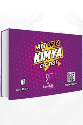 ​Karekök Yayınları AYT Kimya Orta Cep Test - 1