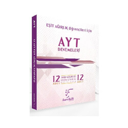 Karekök Yayınları - Karekök Yayınları AYT Eşit Ağırlık 12 li Denemeleri