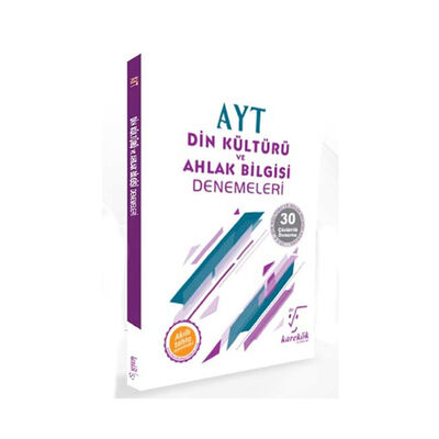Karekök Yayınları AYT Din Kültürü ve Ahlak Bilgisi Çözümlü 30 Deneme - 1