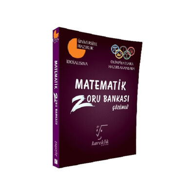 Karekök Yayınları Matematik Çözümlü Zoru Bankası - 1