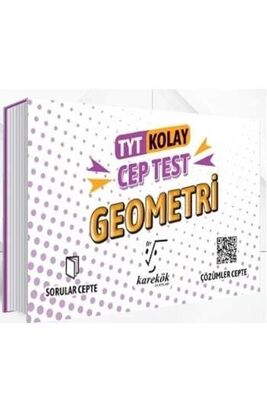 Karekök Yayınları TYT Geometri Kolay Cep Test - 1