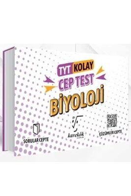 Karekök Yayınları TYT Biyoloji Kolay Cep Test - 1