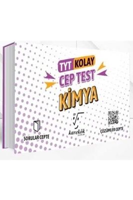 Karekök Yayınları TYT Kimya Kolay Cep Test - 1