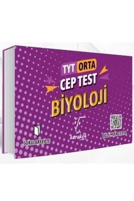 Karekök Yayınları TYT Biyoloji Orta Cep Test - 1