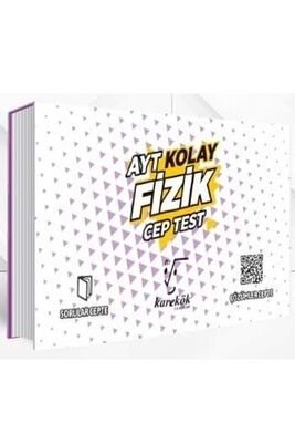 Karekök Yayınları AYT Fizik Kolay Cep Test - 1