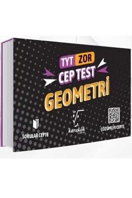 Karekök Yayınları TYT Geometri Zor Cep Test - 1