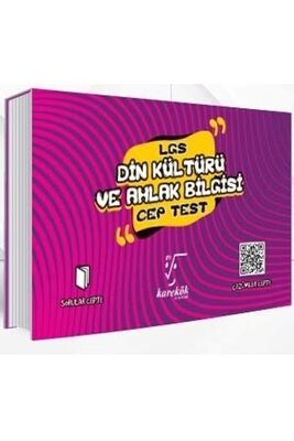 Karekök Yayınları 8. Sınıf LGS Din Kültürü ve Ahlak Bilgisi Cep Test - 1