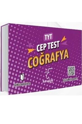 Karekök Yayınları TYT Coğrafya Cep Test - 1