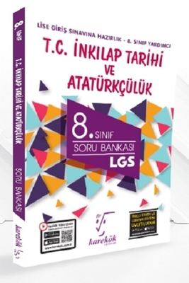 ​Karekök Yayınları 8. Sınıf LGS T.C. İnkılap Tarihi ve Atatürkçülük Soru Bankası - 1