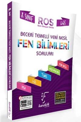 ​Karekök Yayınları 8. Sınıf LGS Fen Bilimleri ROS Beceri Temelli Yeni Nesil Soru Bankası - 1